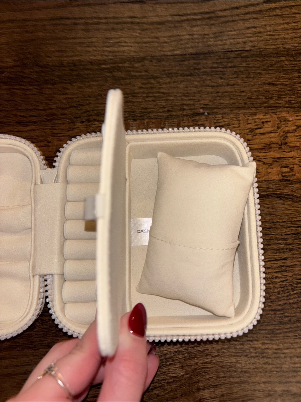 Dagne Dover Frankie Jewelry Case in Oyster *LIMITED EDITION* - Picture 5 of 7